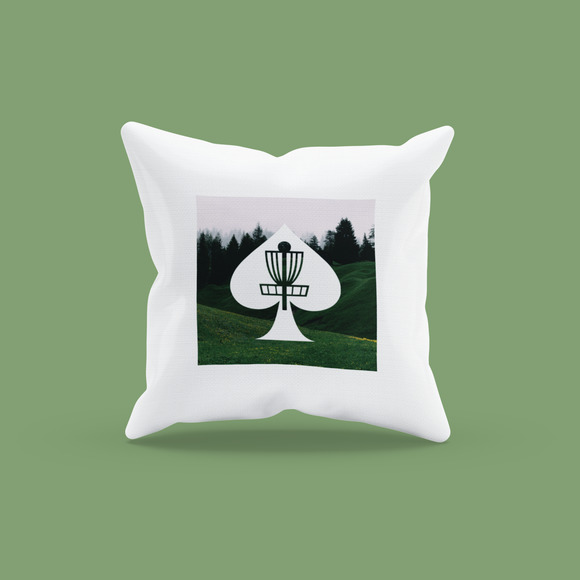Disc Golf Throw PILLOW COVERS for 18x18" Pillows STYLE 4 - Picture 1 of 2